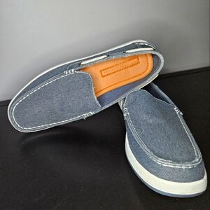 Tommy Hilfiger Men's Irving Canvas Slip On Casual Shoe Dark Blue Size 8.5